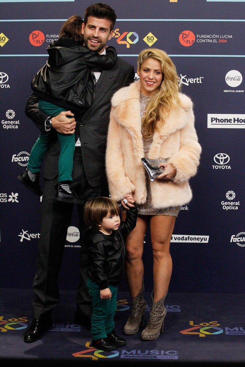 Shakira y sus hijos