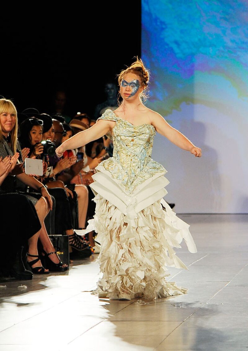 Madeline a sus 18 años lució fabulosa en la pasarela y ya es imagen de varias marcas.