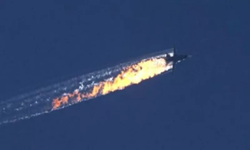 El avión militar ruso fue derribado por fuerzas turcas en territorio sirio (Foto: EFE)