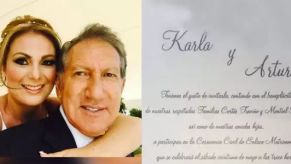 A sus 72 años de edad el ex gobernador del Estado de México se casó por cuarta ocasión. El matrimonio fue por lo civil con la michoacana Karla Cortés Treviño.