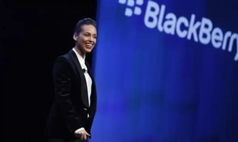 BlackBerry agradeció la colaboración de Alicia Keys. (Foto: Reuters)