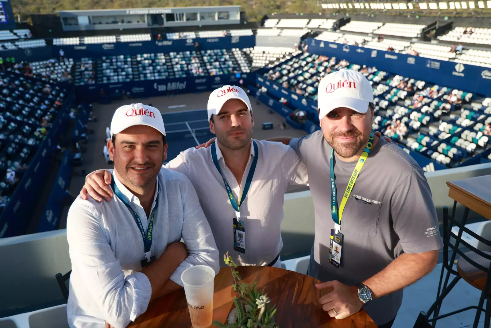 Rafa Nosti, Miguel Crespo y Álvaro García 