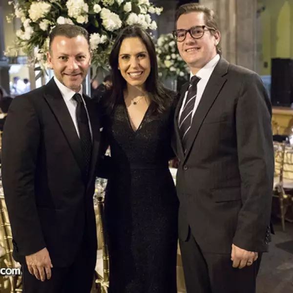 David Cohen, Yona Frymerman y Salomón Chertorivski