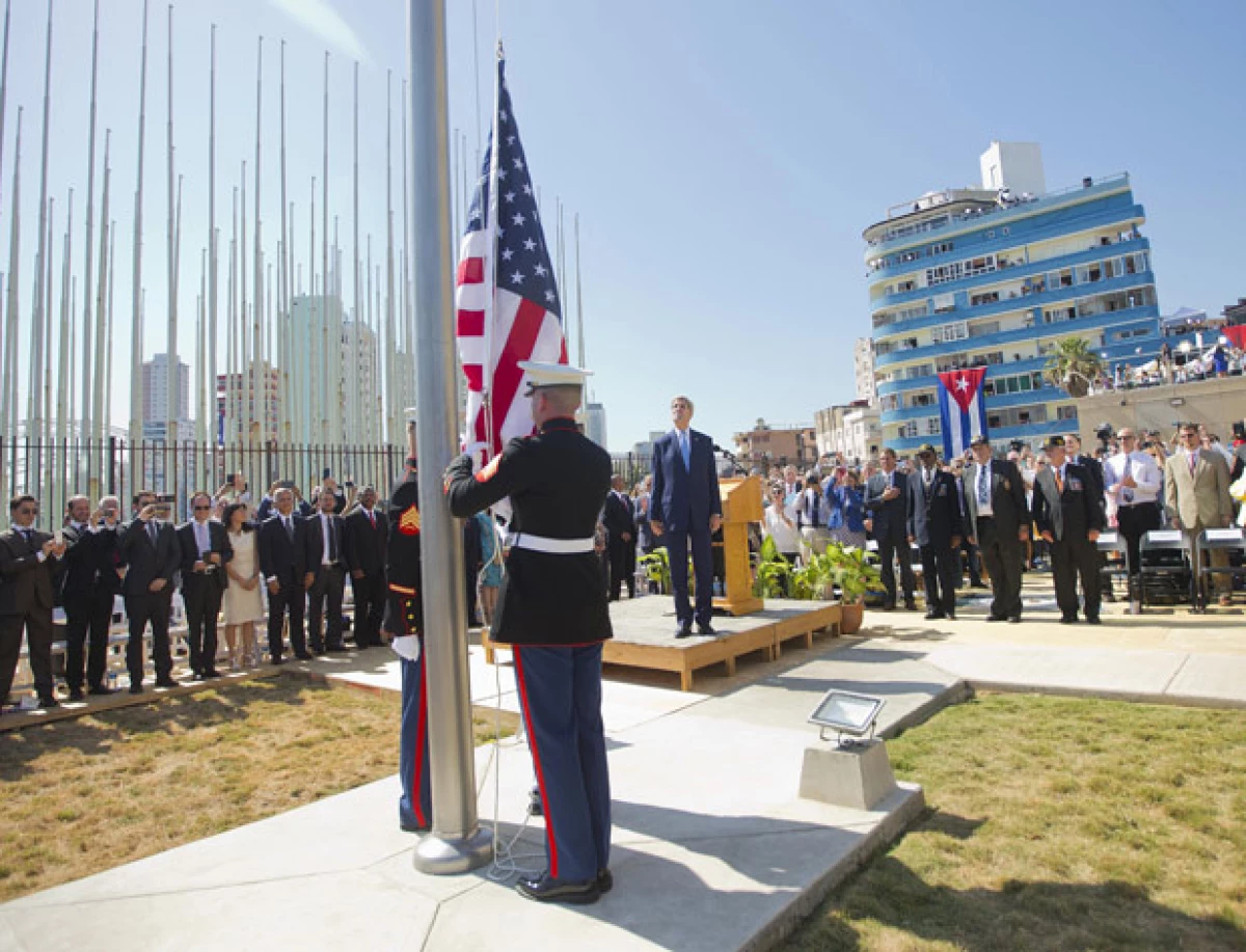 El secretario de Estado, John Kerry, encabezó este viernes la ceremonia de reapertura de la Embajada de EU en Cuba.