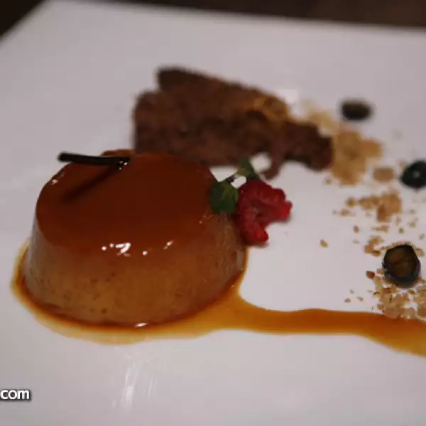 Flan de cerveza