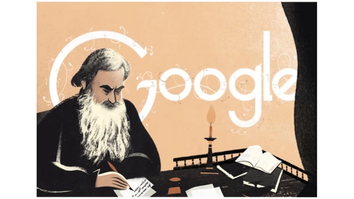 Google Tolstói doodle