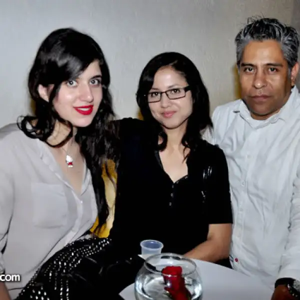 Karla González, Laura Conde y Marco Granados