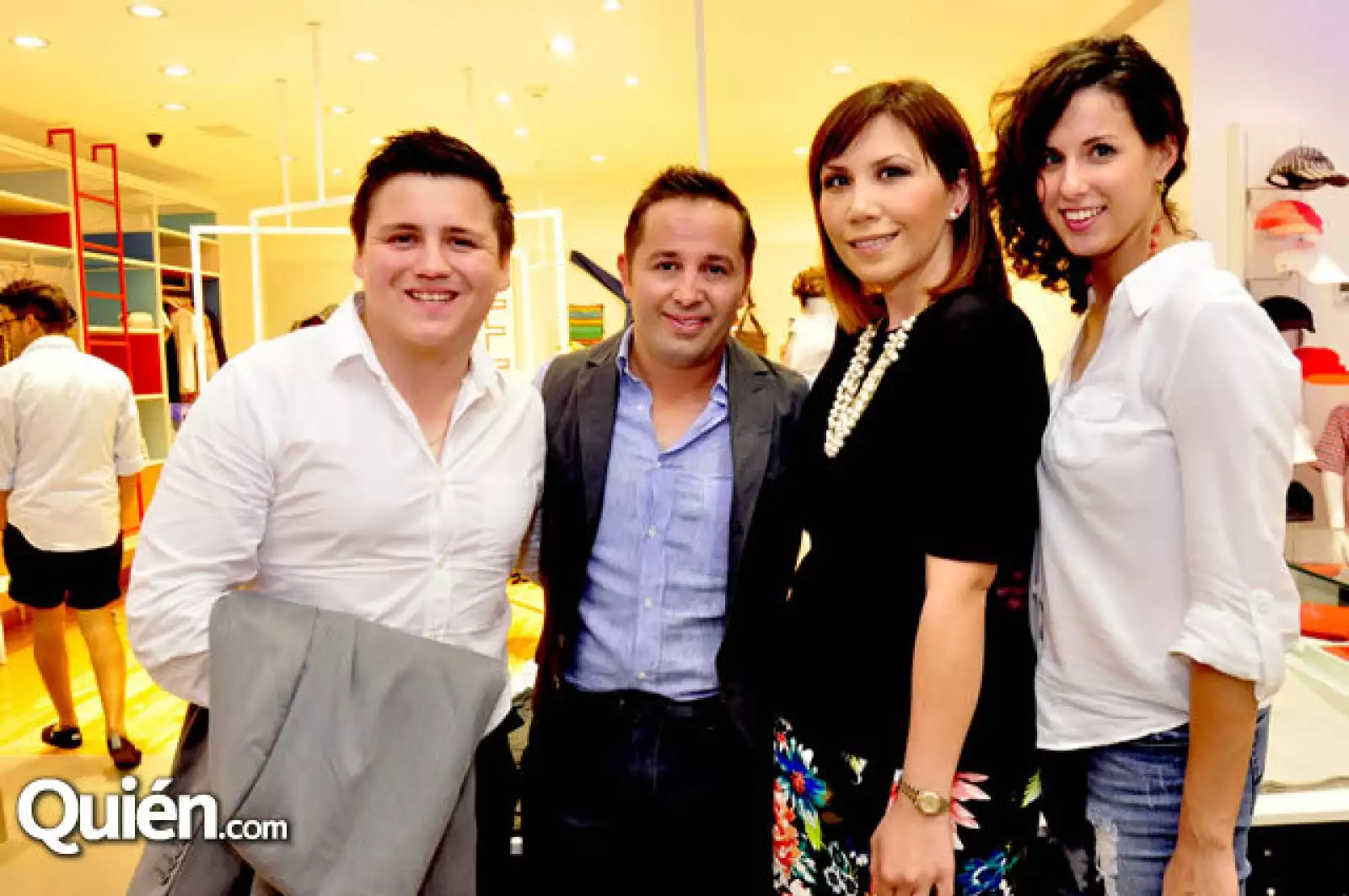 Juma, Pascal Rauscher, Leila Marcos y Elisa Garza