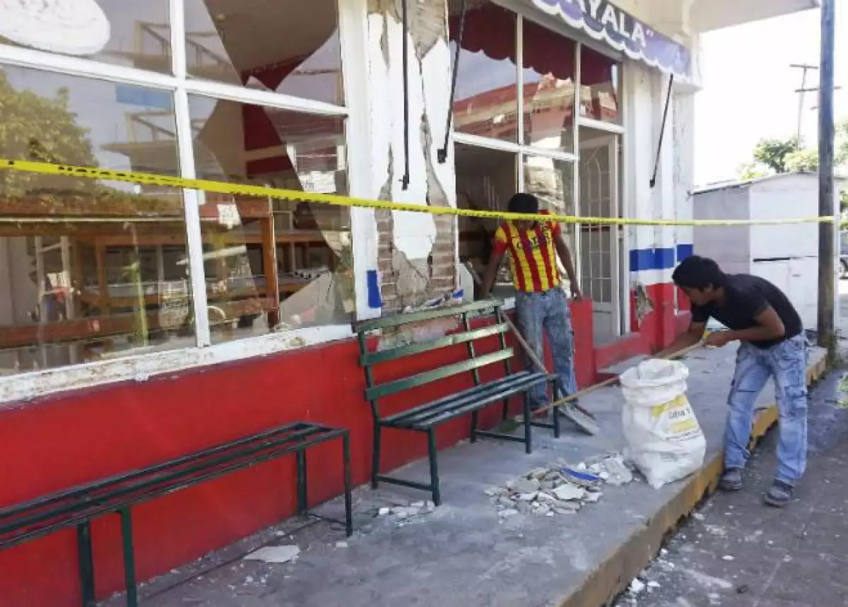 Secuelas del sismo del 7 de julio en Chiapas