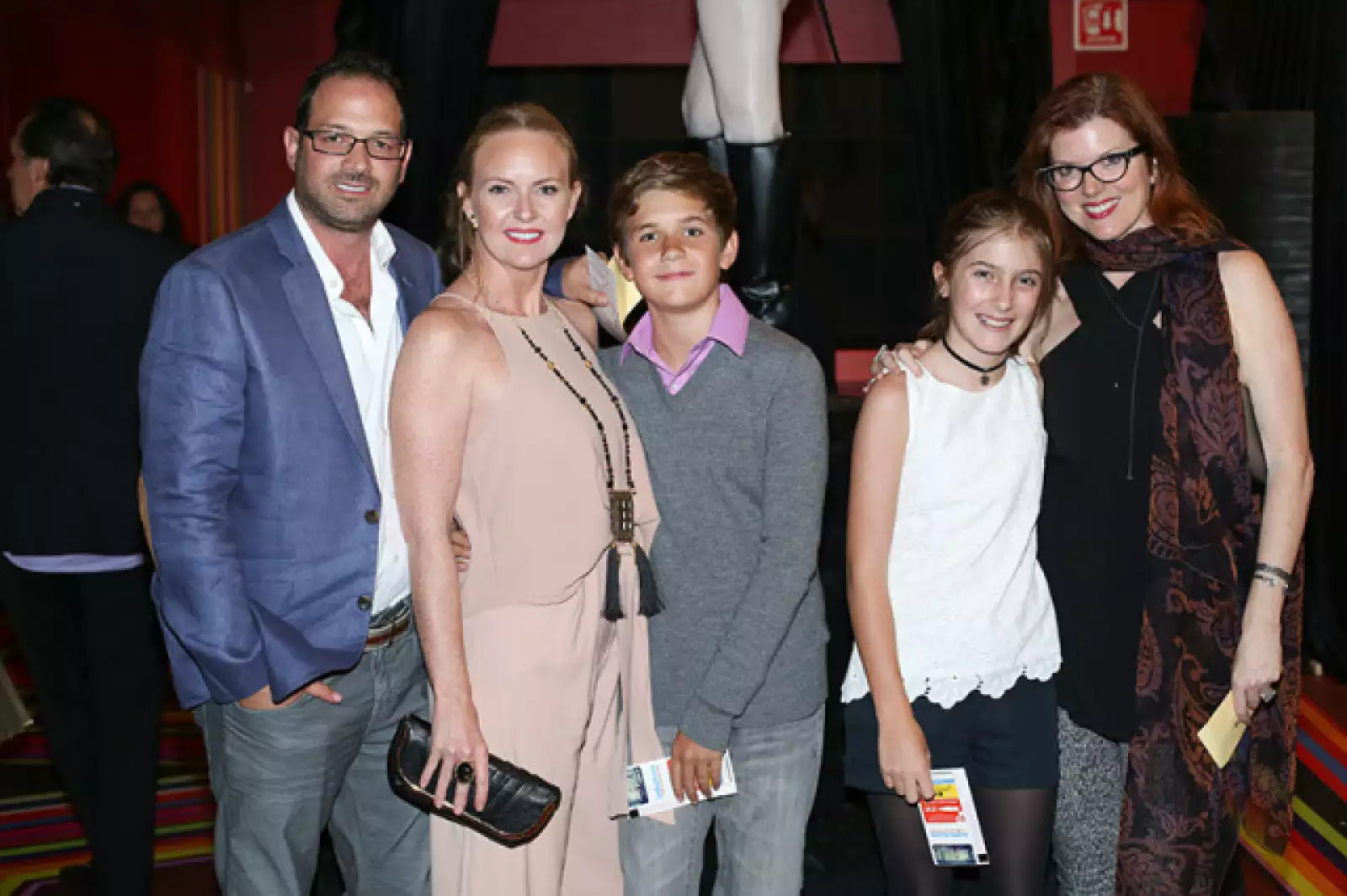 Salomón Ini, Galia Ini, Jonatham Ini, Cheryl Finnegan y Tallulah Finnegan