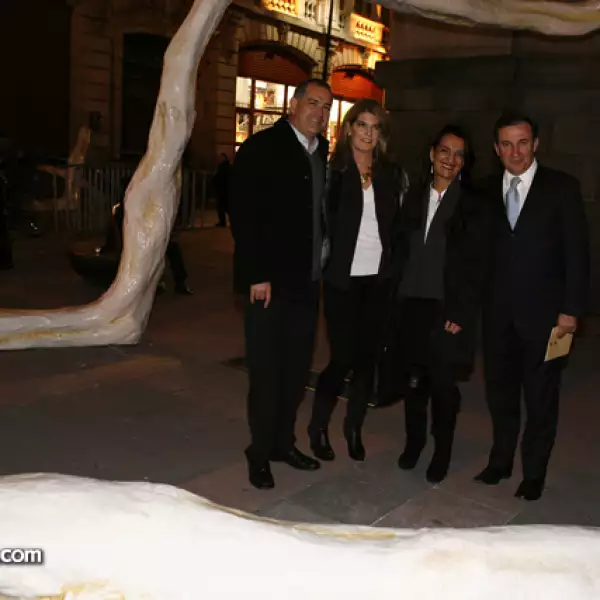 Julián Sieiro, Pía Portilla, Mayte Castro y Leonardo Kourchenko