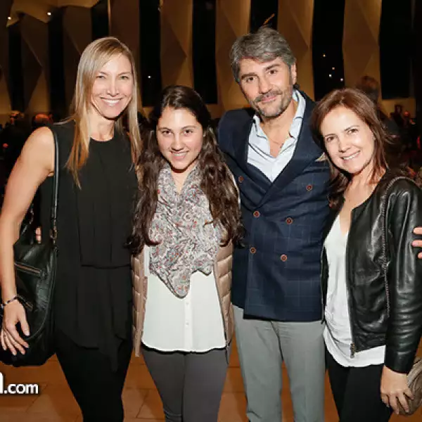 Glenda Furszyfer, Michelle, Ricardo y Marizza Baston