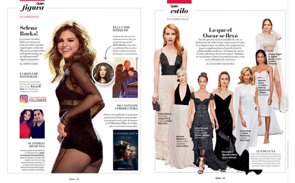Selena Gómez/Los Oscar