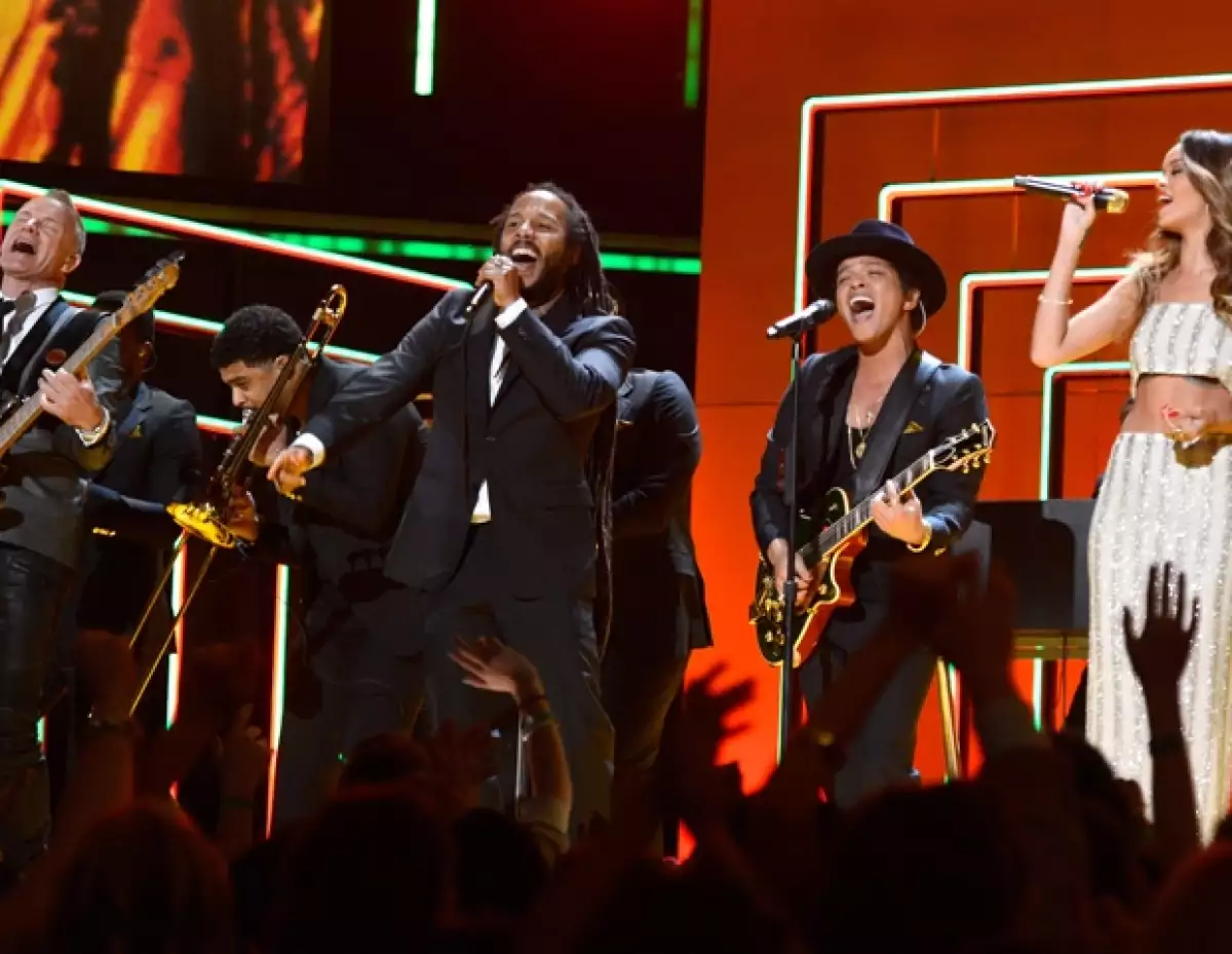 Sting, Ziggy Marley, Bruno Mars y Rihanna