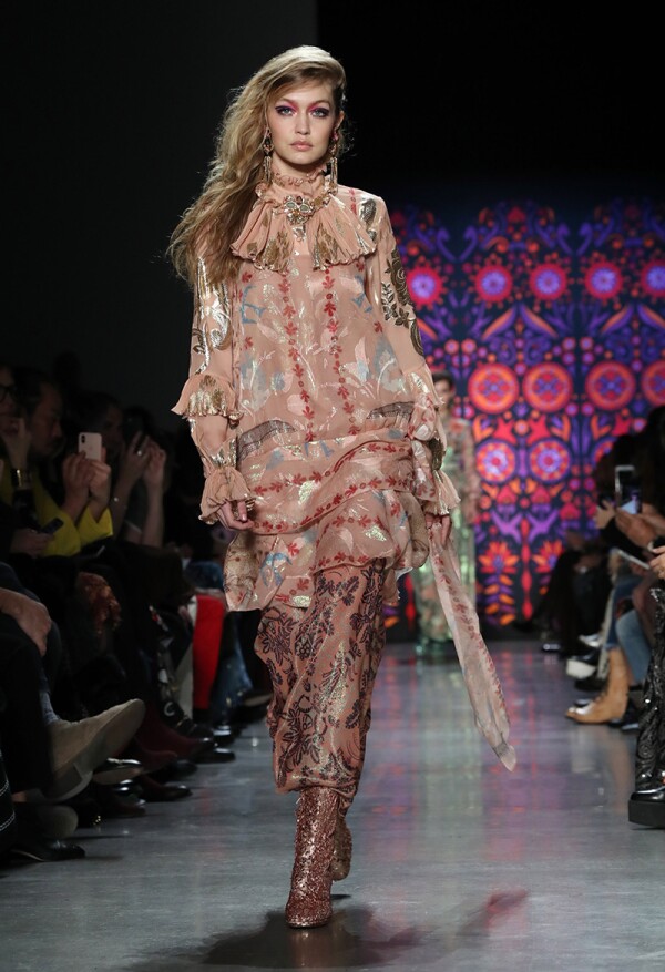 Anna Sui show, Runway, Fall Winter 2018, New York Fashion Week, USA - 12 Feb 2018