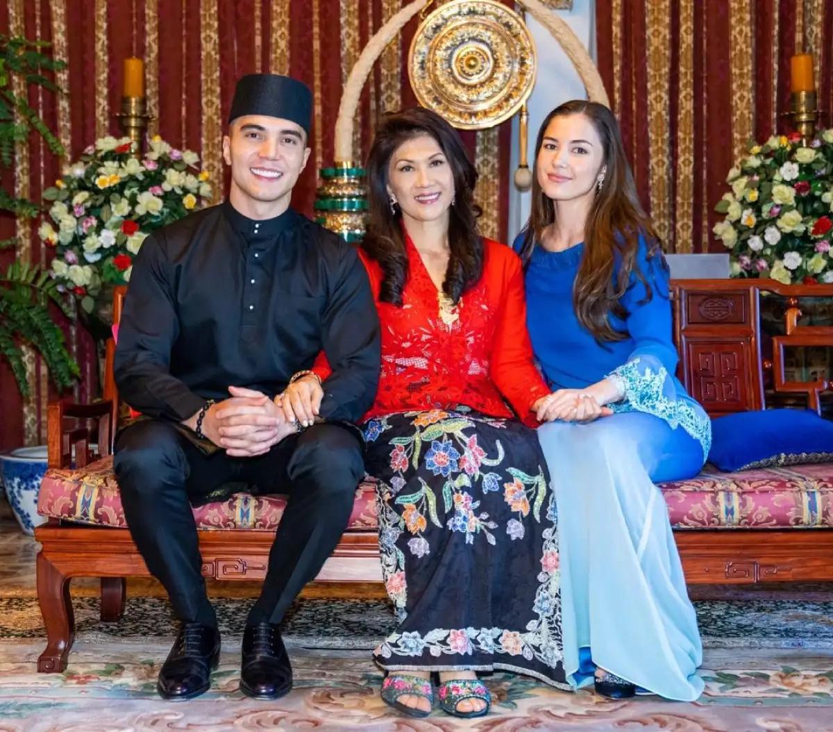Anisha Isa Kalebic la prometida del príncipe de Brunei y su familia