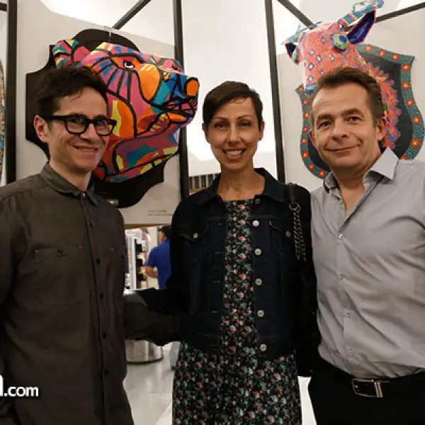 Jorge Cejudo, Lucero Gutiérrez y Roberto Álvarez