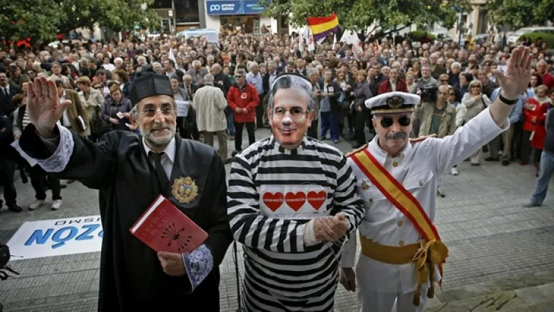 manifestacion a favor de garzon