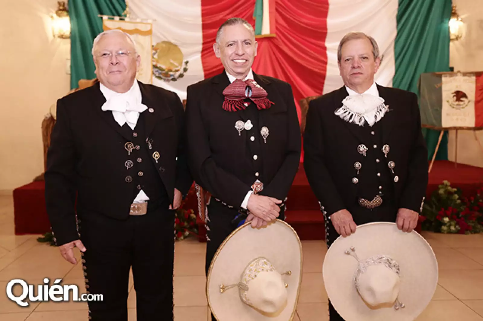 Vicente Ransanz, Pedro Benites y Luis Franco