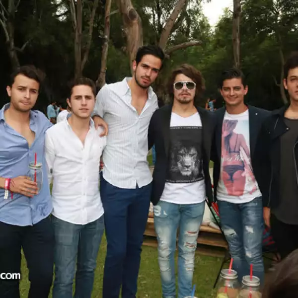 Manolo Tirado,Alfredo Barba,Alejandro Muñoz,Alfredo López,Mateo Ramírez y David González Guerra