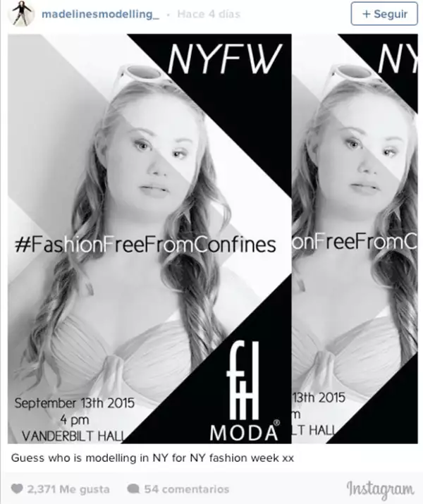 La modelo tendrá su presentación en Septiembre y dio a conocer la noticia en Instagram.