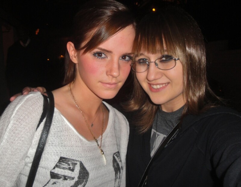Aquí con Emma Watson.