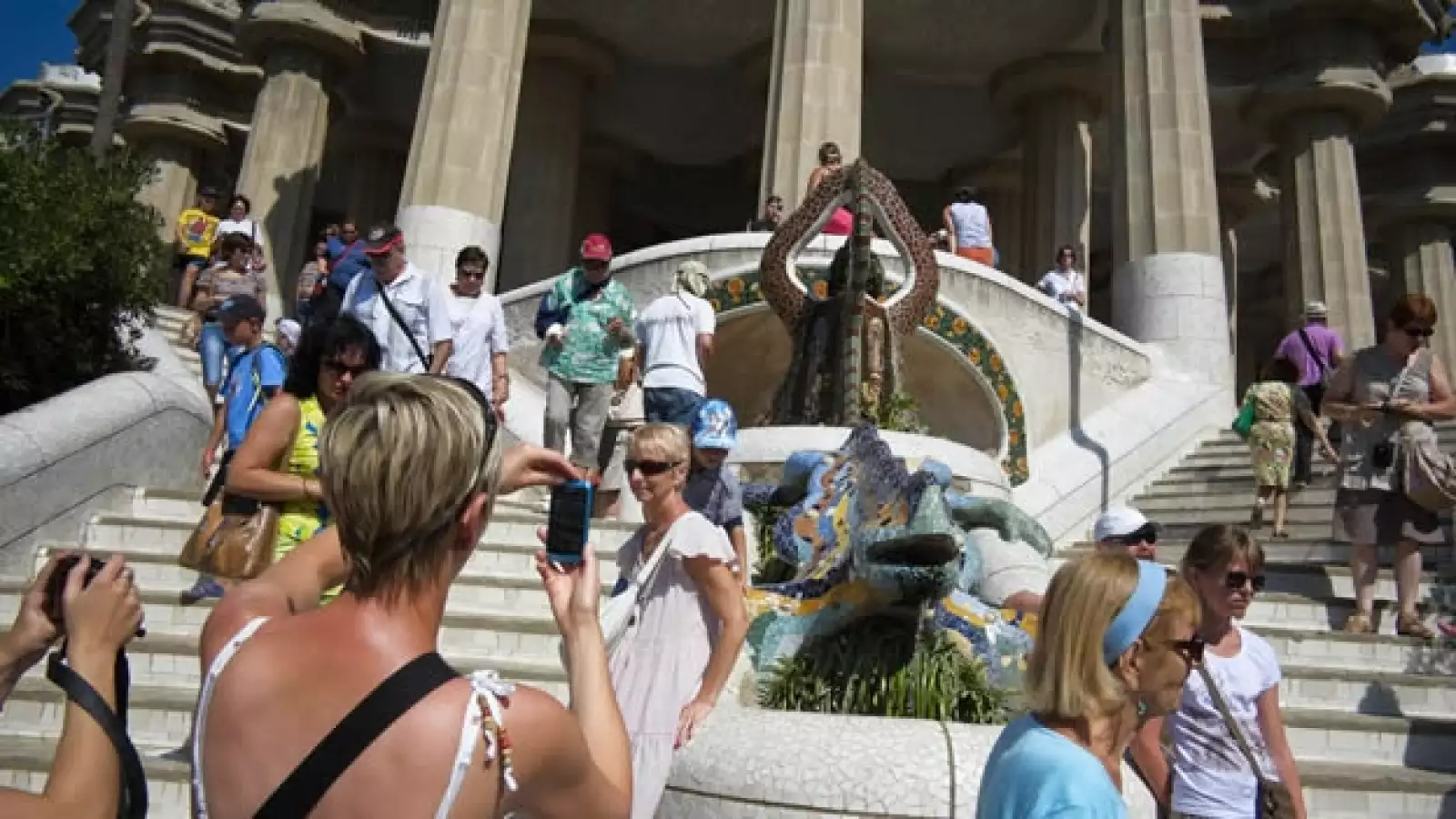 turistas en barcelona