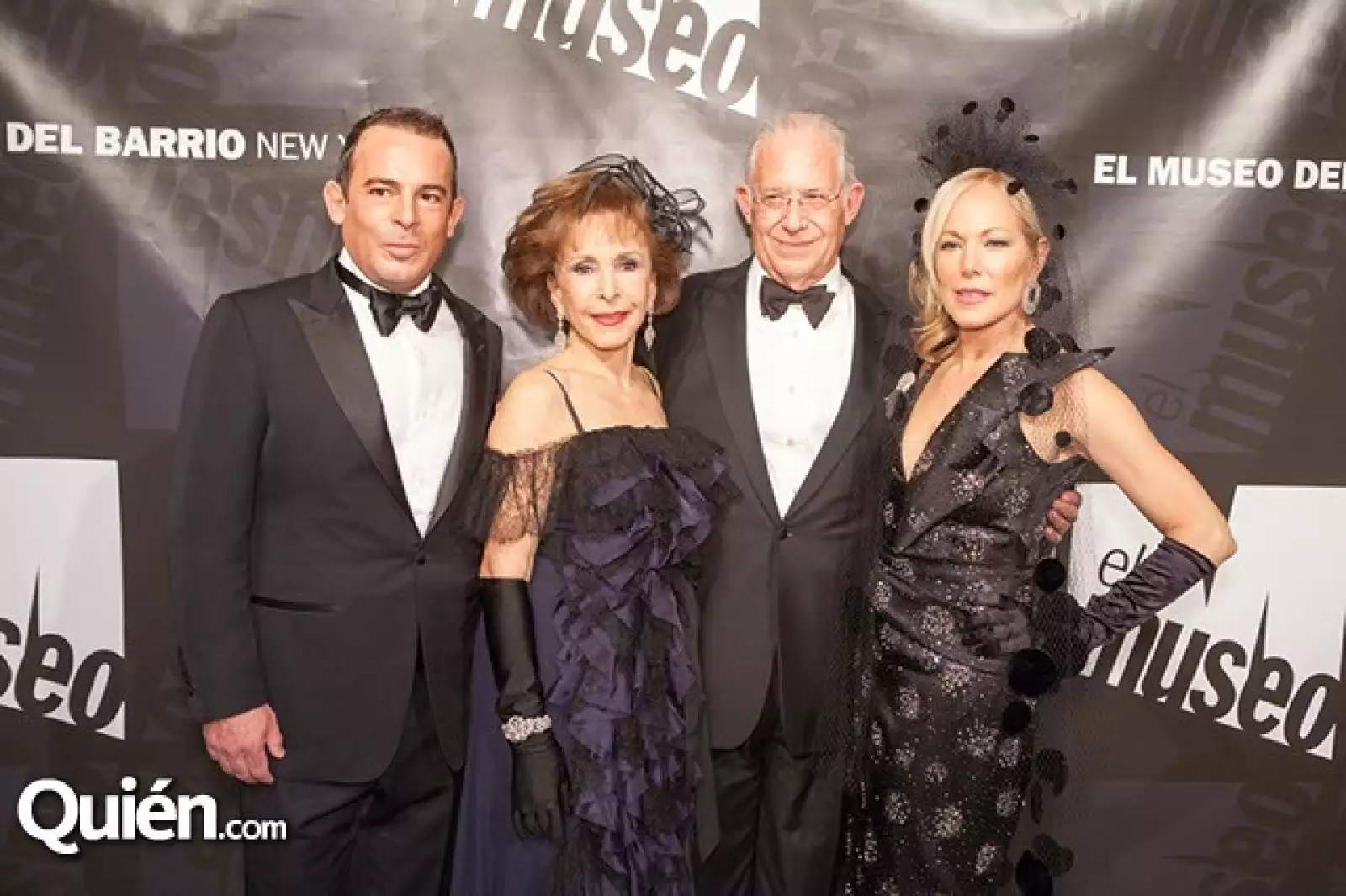 Eugenio López Alonso, Yolanda Santos, William A. Haseltine y María Eugenia Maury