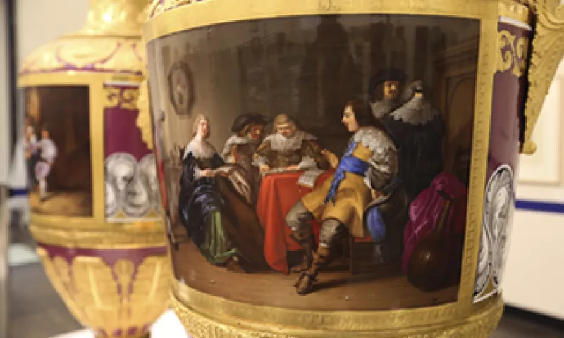 Los jarrones fueran adquiridos en 1928 en la galería Bernheimer de Múnich. (Foto: AP)