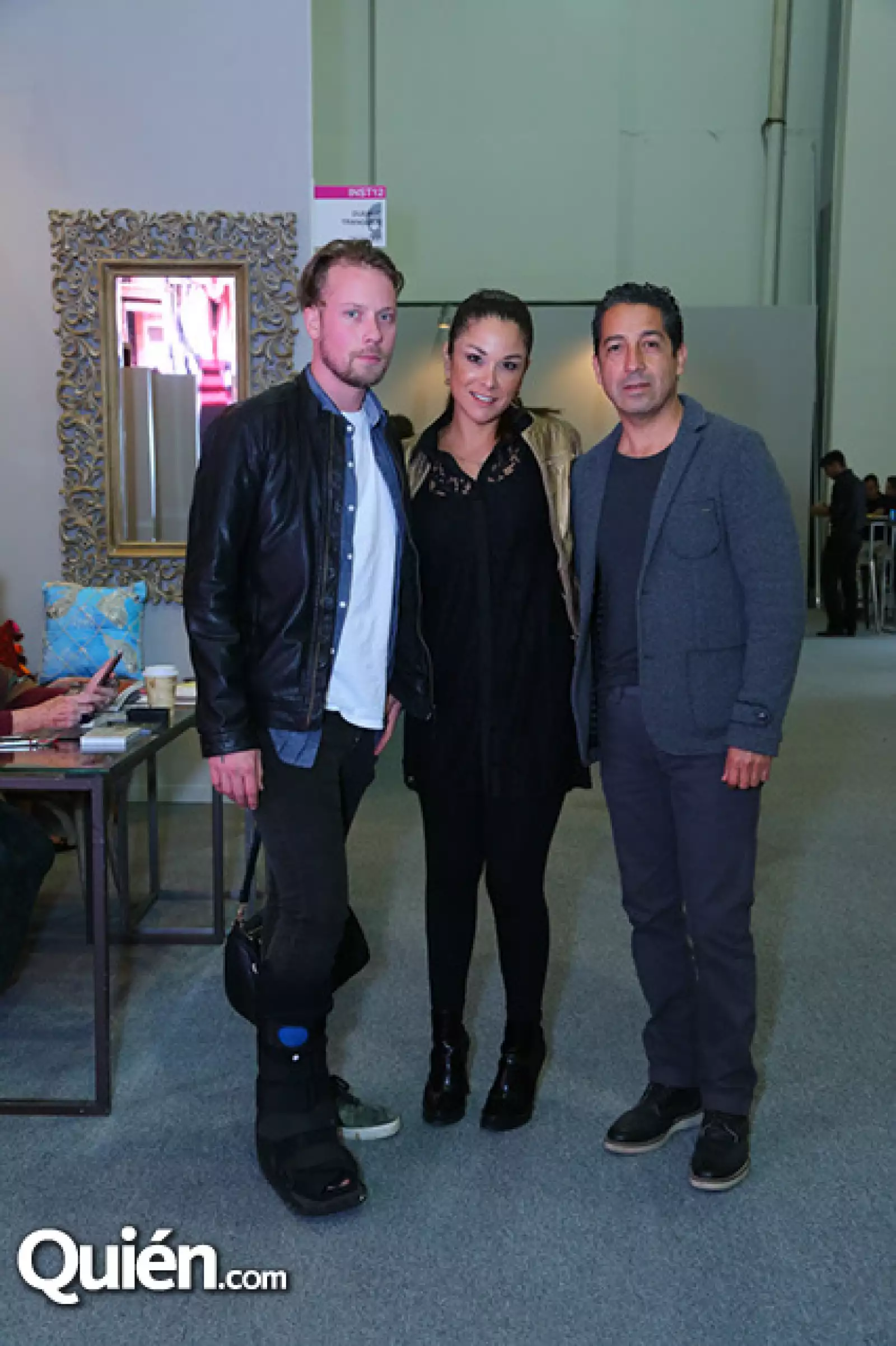 David Roche,Bárbara Barragán y Hugo Hernández