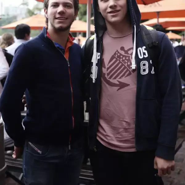 Javier Lanz Duret y Richard Budavari