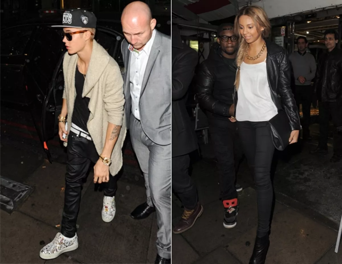 Justin estuvo acompañado toda la noche por Ella Paige, su supuesta nueva novia, que también lo acompañó a comer Kebabs.