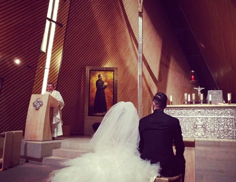 Josemaría compartió el emotivo momento de la boda de su hermano.