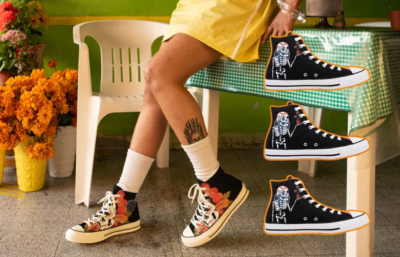 converse día de muertos