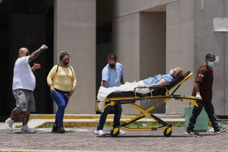 Paciente covid ingresa a un Hospital 