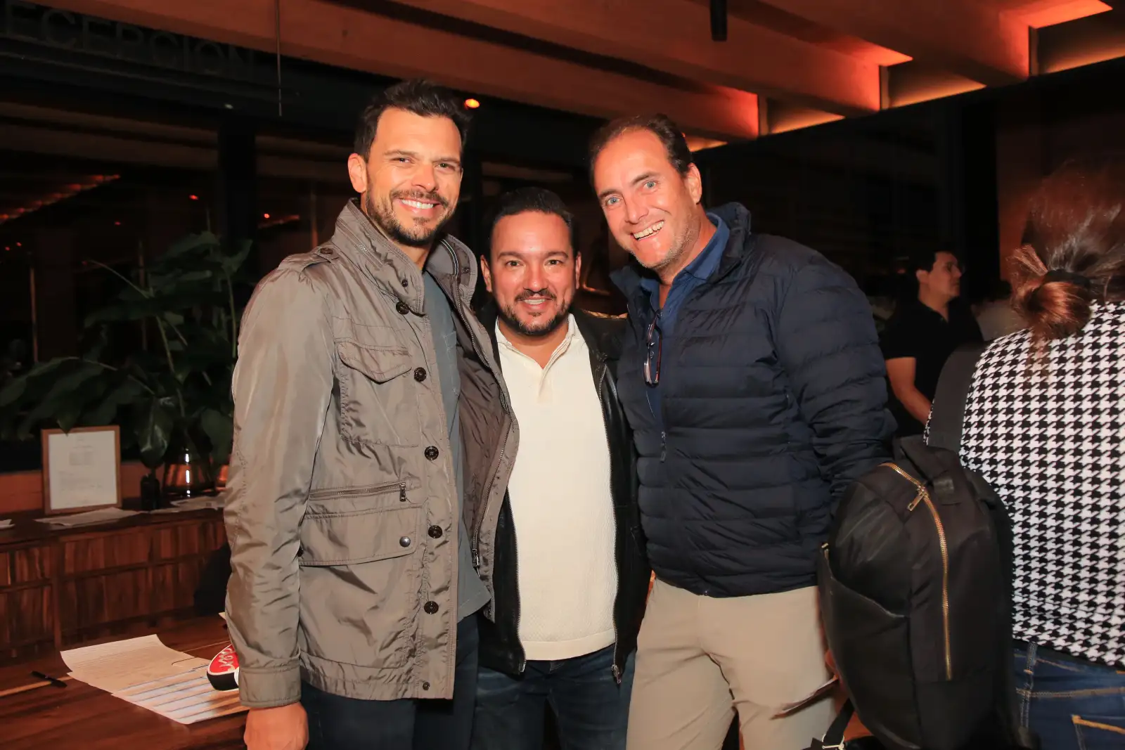 Juan Pablo Piña, Eduardo Guerrero y Luis Manuel Peralta 