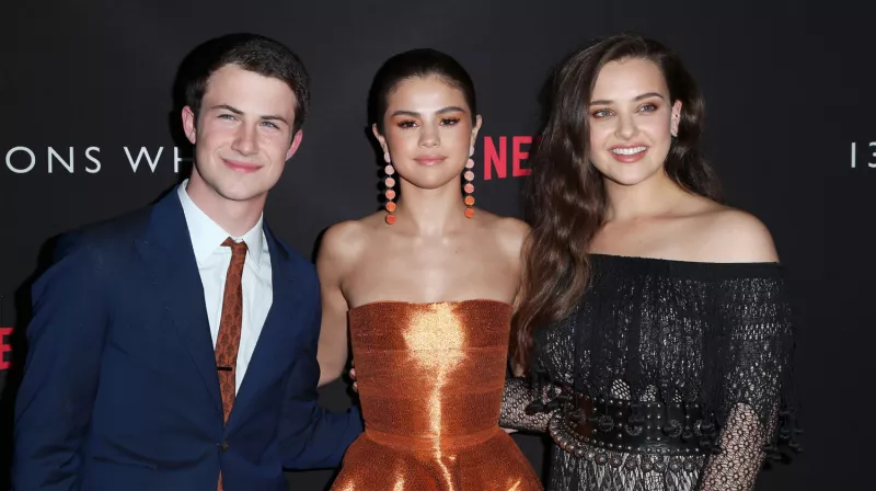 Dylan Minnette, Selena Gomez, Katherine Langford