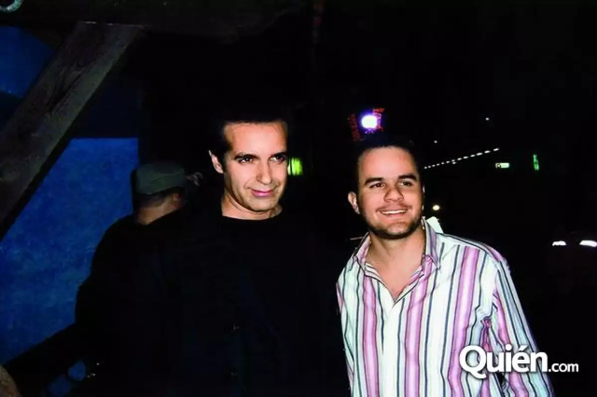 David Copperfield y Omar Charaf.