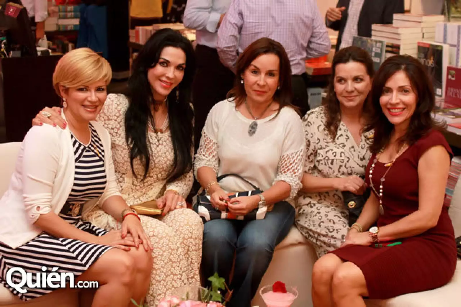 Rachel Martínez, Martha de Ruiz, Maye Garza Rangel, Maruca Navarro de Leal y Caro Rangel de Palma