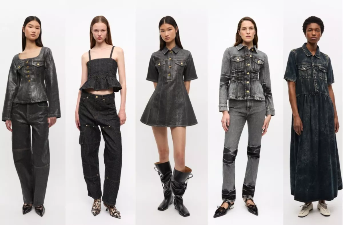 Black looks denim Ganni