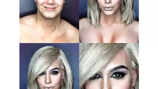 Utilizando sólo maquillaje, este joven filipino puede ir de Kim Kardashian a Julianne Moore y Jennifer Lawrence con unos cuantos brochazos y el resultado es increíble.
