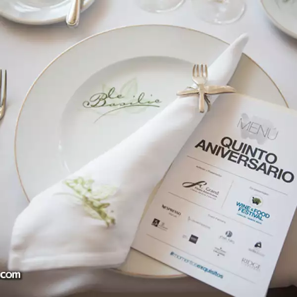 Quinto aniversario Wine & Food Festival
