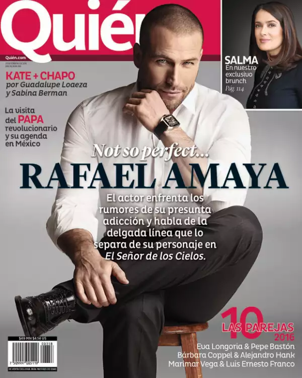 Rafael Amaya se confieza con Quién®.