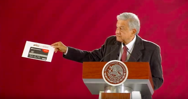 Dos cuentas bancarias. El presidente