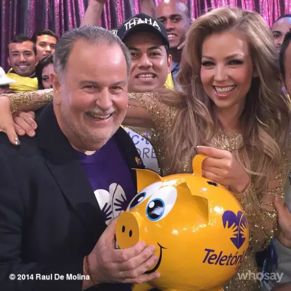 Estuvo junto a Raúl de Molina en la transmisión.