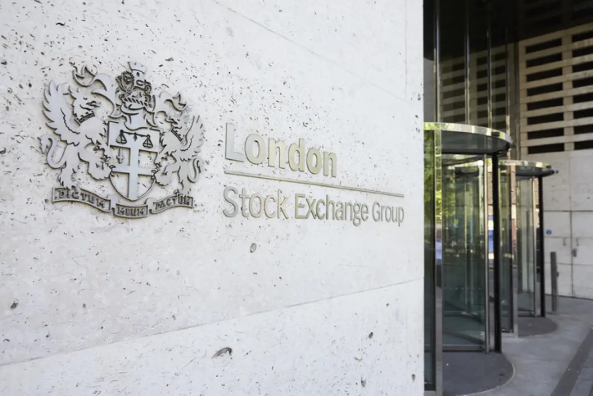 Entrada del edificiuo del London Stock Exchange 