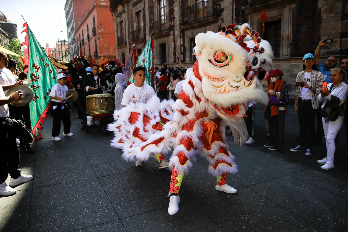 Chinese Lunar New Year celebrations in Mexico City