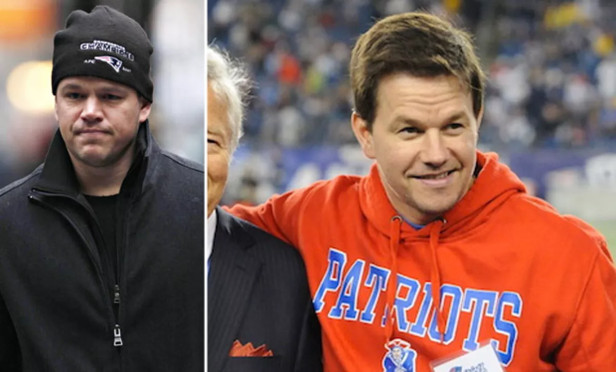 Tanto Matt Damon como Mark Wahlberg son grandes aficionados de este deporte, ambos de los Patriots.