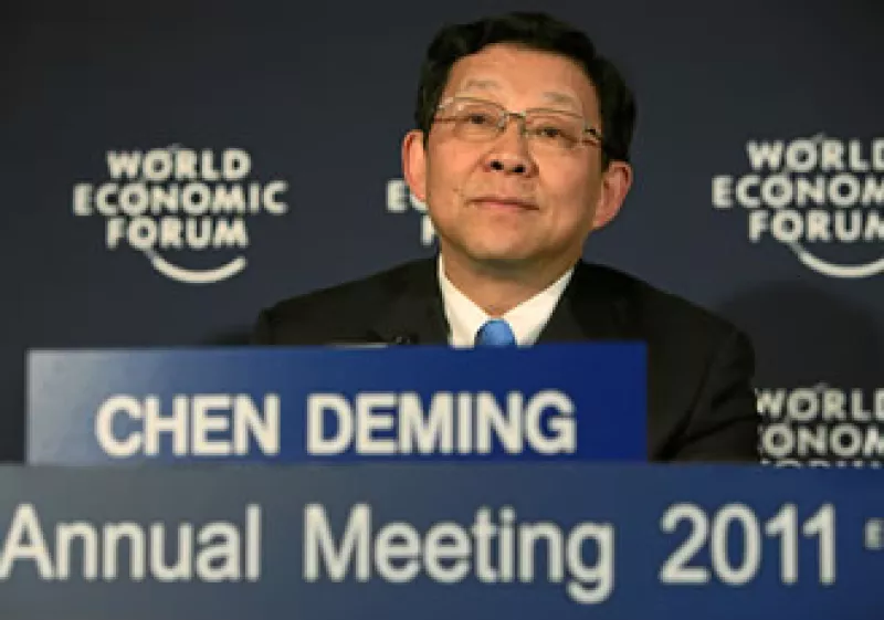 China esta interesada en importar desde Estados Unidos lo que necesita: Chen Deming, ministro de Comercio. (Foto: Cortesía WEF)