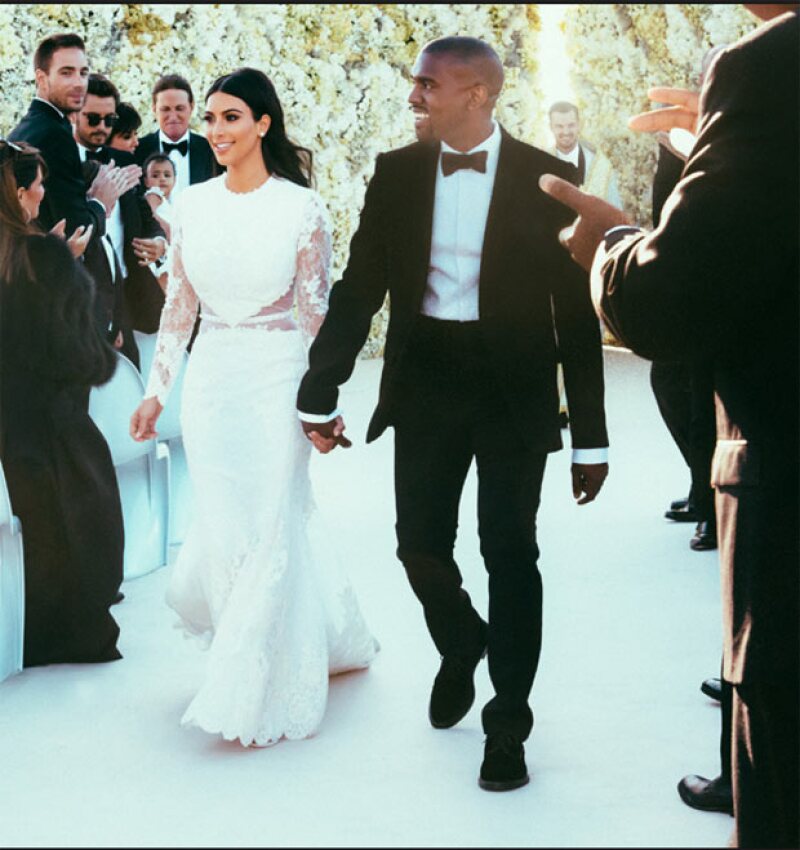 Kim y Kanye se casaron en mayo de 2014.